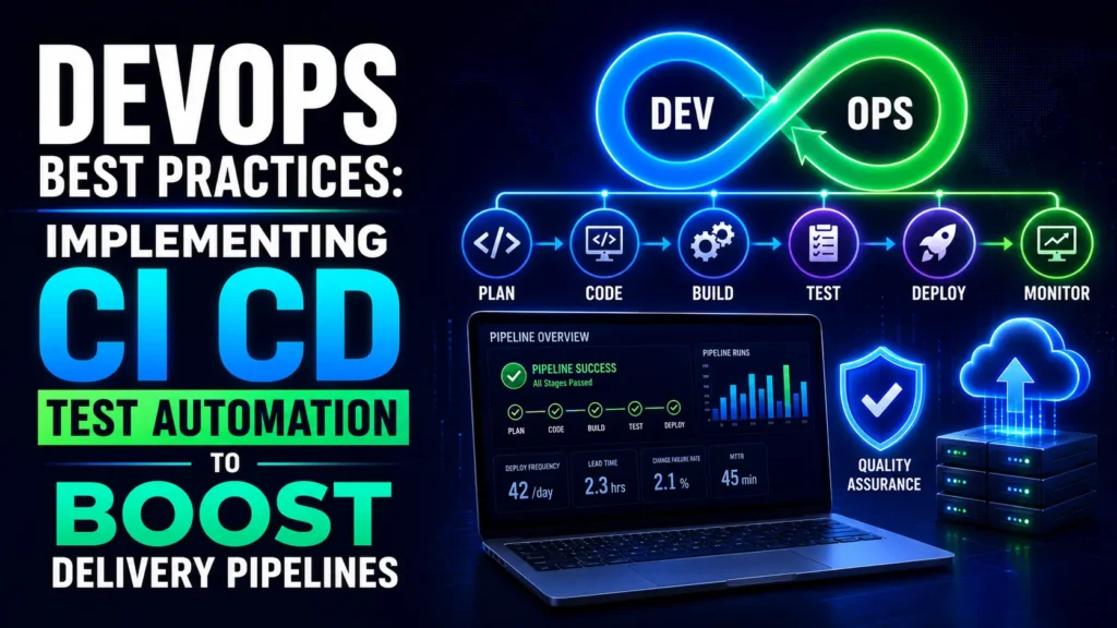 DevOps Best Practices: Implementing CI CD Test Automation To Boost Delivery Pipelines