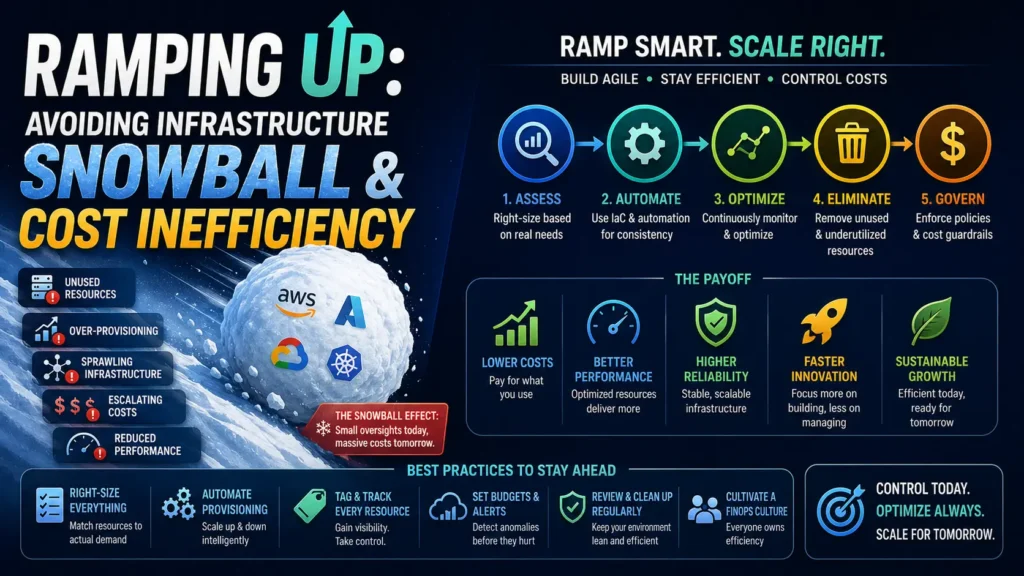 Ramping Up: Avoiding Infrastructure Snowball & Cost Inefficiency